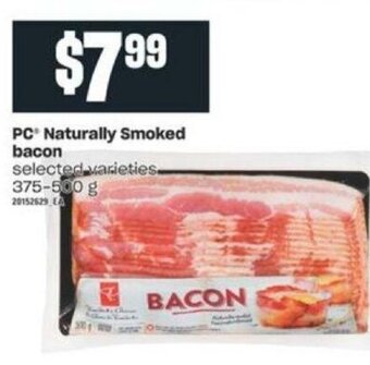Valu-mart PC Naturally Smoked Bacon offer