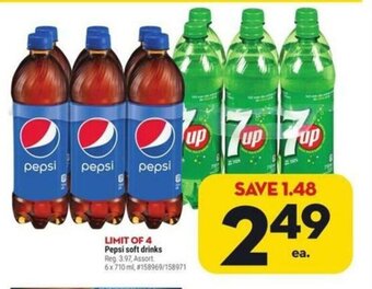 Giant Tiger Pepsi soft drinks offer