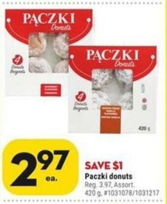 Giant Tiger Paczki donuts offer