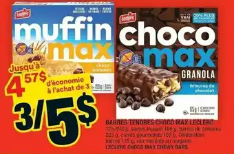 Super C Barres Tendres Choco Max Leclerc offer