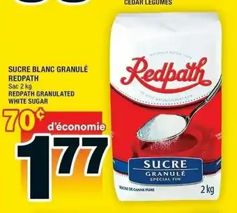Super C Sucre Blanc Granulé Redpath offer