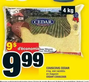 Super C Couscous Cedar offer