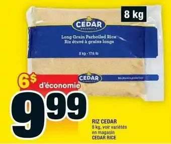 Super C Riz Cedar offer