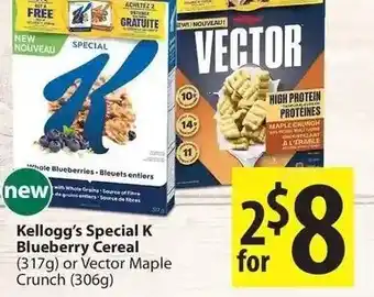 Save on Foods Kellogg's special k blueberry cereal offer