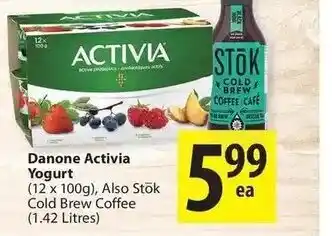 Save on Foods Danone activia yogurt offer
