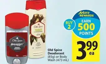 Save on Foods Old spice deodorant offer