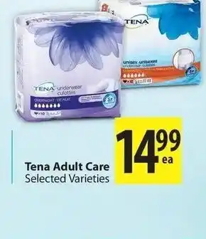Save on Foods Tena adult care offer