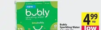 bubly sparkling water