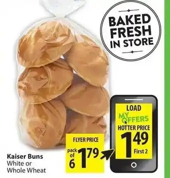 Save on Foods Kaiser buns offer