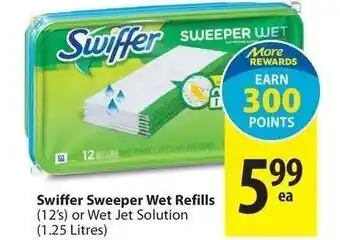 Save on Foods Swiffer sweeper wet refills offer