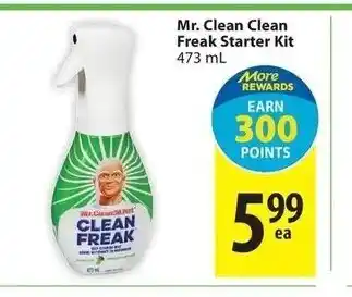 Save on Foods Mr.clean clean freak starter kit offer