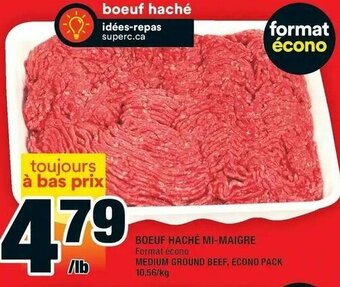 Super C Boeuf haché mi-maigre offer