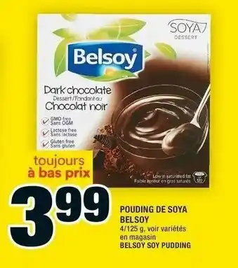 Super C Pouding de soya belsoy offer