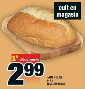 Super C Pain belge offer