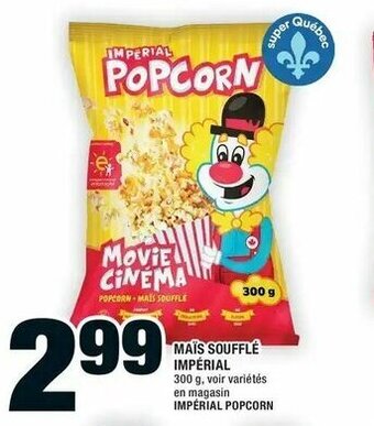 Super C Maïs soufflé impérial offer