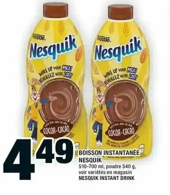 Super C Boisson instantanée nesquik offer