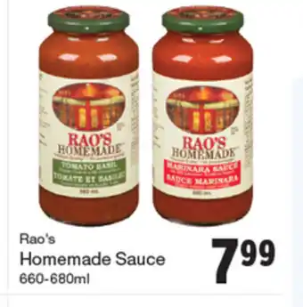 Quality Foods Homemade Sauce offer