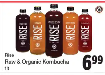 Quality Foods Raw & Organic Kombucha offer