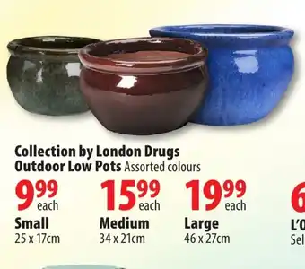 London Drugs Collection by London Drugs Outdoor Low Pots offer