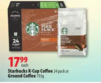 London Drugs Starbucks K-Cup Coffee Ground Coffee offer