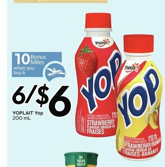 Sobeys Yoplait Yop offer