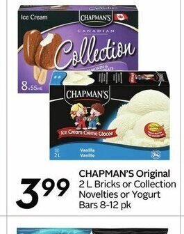 Sobeys Chapman's Original offer