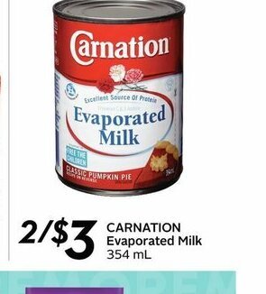 Sobeys Carnation Evaporated Milk offer