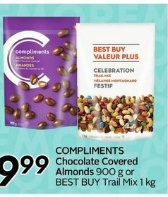Sobeys Compliments Chocolate Covered Almonds offer