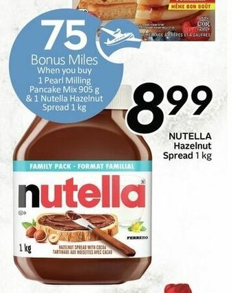 Sobeys Nutella Hazelnut Spread offer