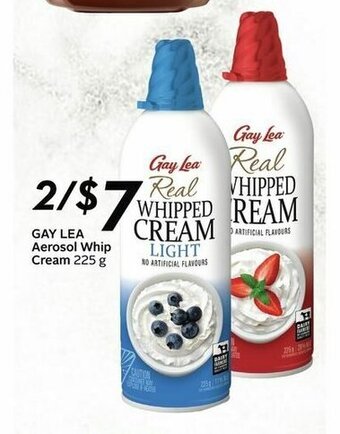 Sobeys Gay Lea Aerosol Whip Cream offer