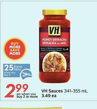 Sobeys VH Sauces offer