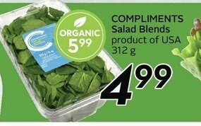 Sobeys Compliments Salad Blends offer