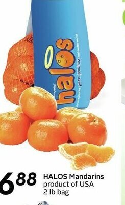 Sobeys Halos Mandarins offer