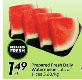 Sobeys Prepared Fresh Daily Watermelon offer