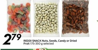 Sobeys Reddi Snack Nuts Seeds Candy or Dried Fruit offer