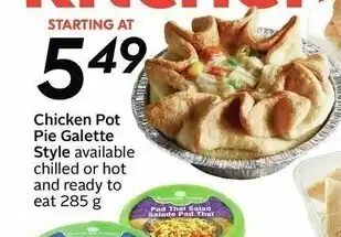 Sobeys Chicken Pot Pie Galette Style offer