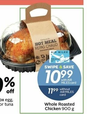 Sobeys Whole Roasted Chicken offer