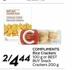 Sobeys Compliments Rice Crackers offer