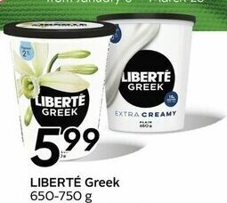 Sobeys Liberté Greek offer