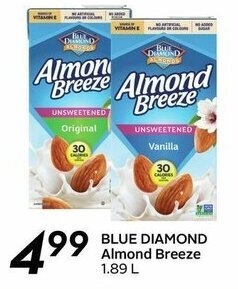 Sobeys Blue Diamond Almond Breeze offer