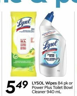 Sobeys Lysol Wipes offer