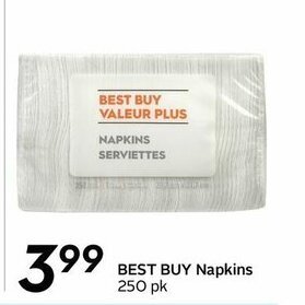 Sobeys Best Buy Napkins offer
