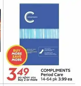 Sobeys Compliments Period Care offer