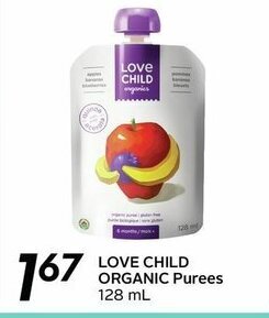 Sobeys Love Child Organic Purees offer