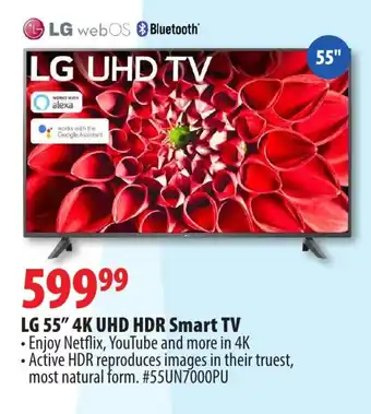 London Drugs LG 55 4K UHD HDR Smart TV offer