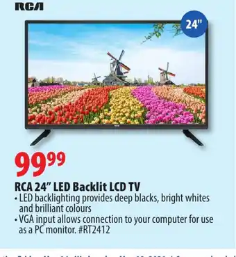 London Drugs RCA 24 LED Backlit LCD TV offer