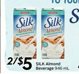 Sobeys Silk Almond Beverage offer