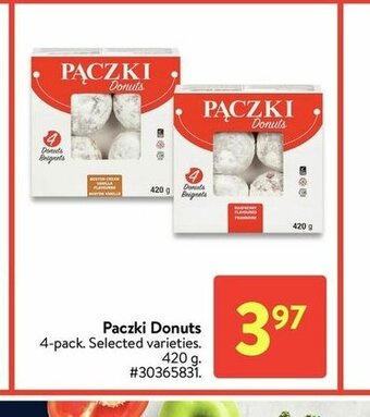 Walmart Paczki Donuts offer