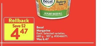 Walmart Becel Margarine offer
