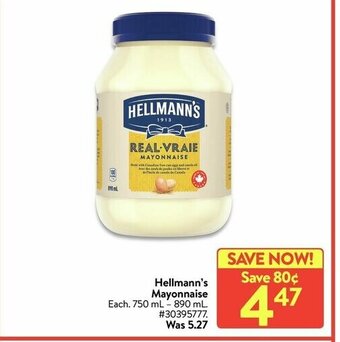 Walmart Hellmann's Mayonnaise offer